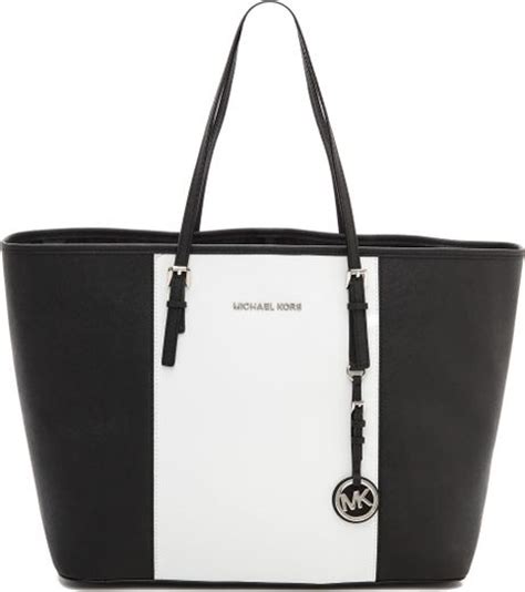 michael kors optic white black|Michael Kors.